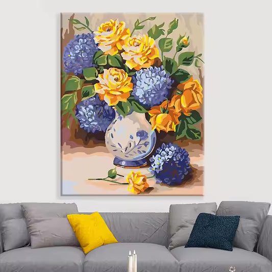 BLOMSTER I EN FLOT VASE