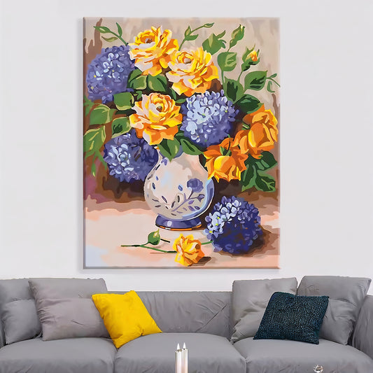 BLOMSTER I EN FLOT VASE