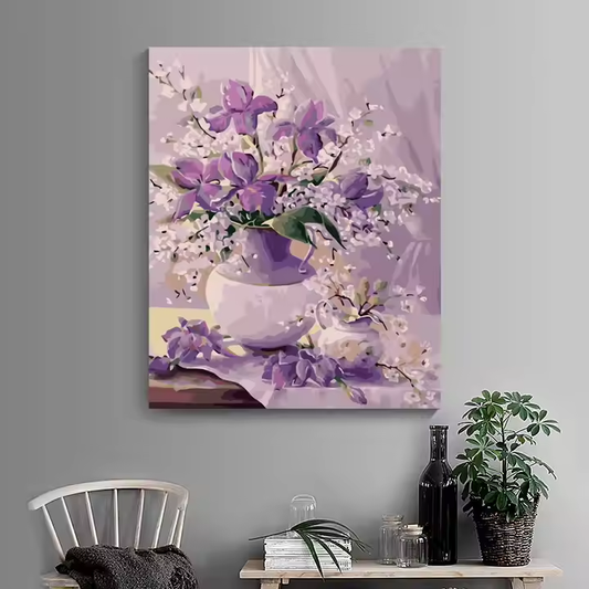 LILLA BLOMSTER I EN VASE