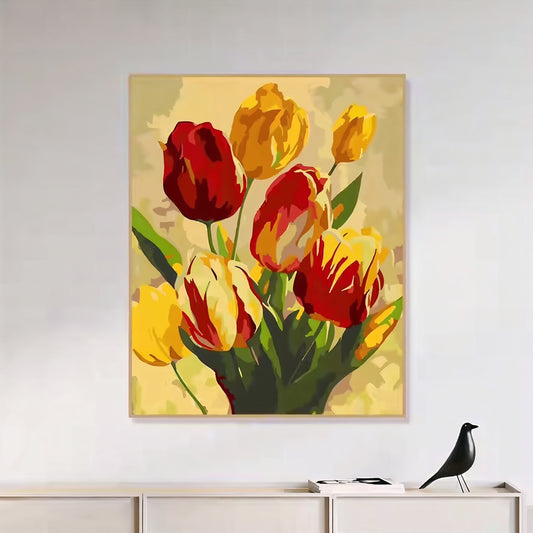 GULE OG RØDE TULIPANER