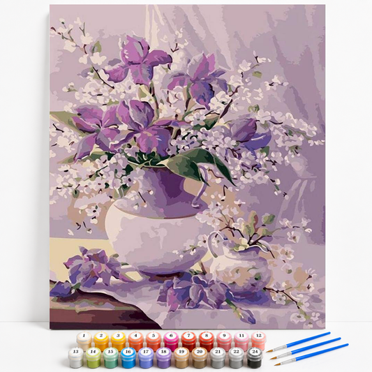 LILLA BLOMSTER I EN VASE
