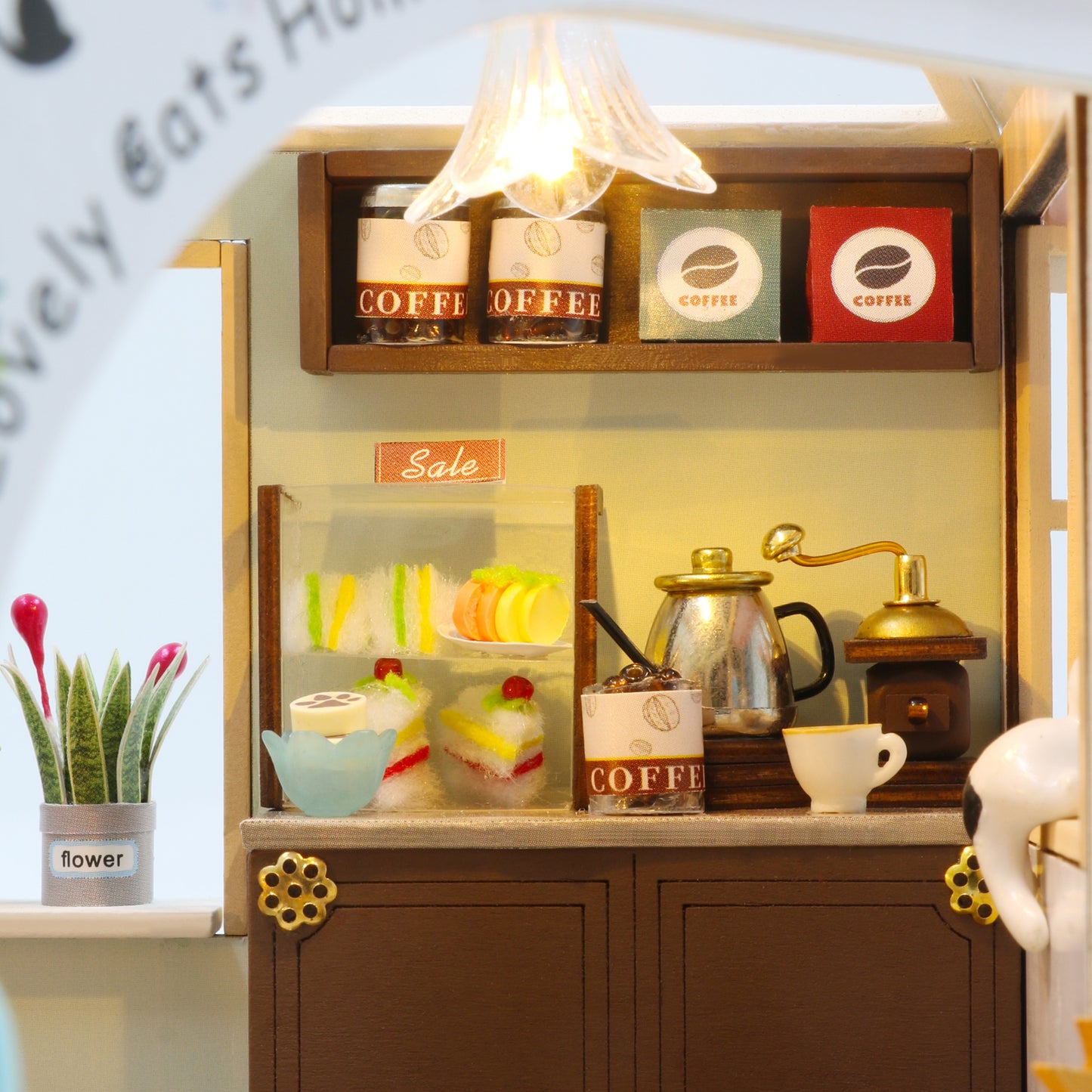 Miniature diorama - DIY - Katte-cafe