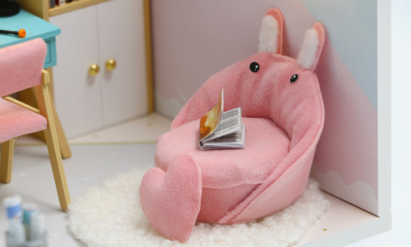 Miniature diorama - DIY - Studieværelse