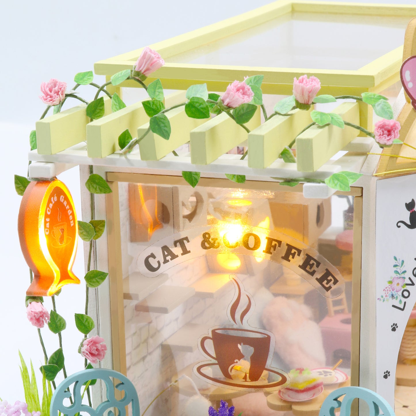 Miniature diorama - DIY - Katte-cafe