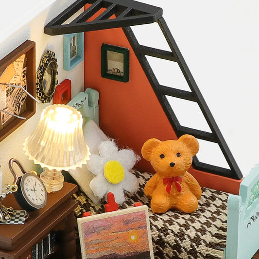 Miniature diorama - DIY - Drømme soveværelse