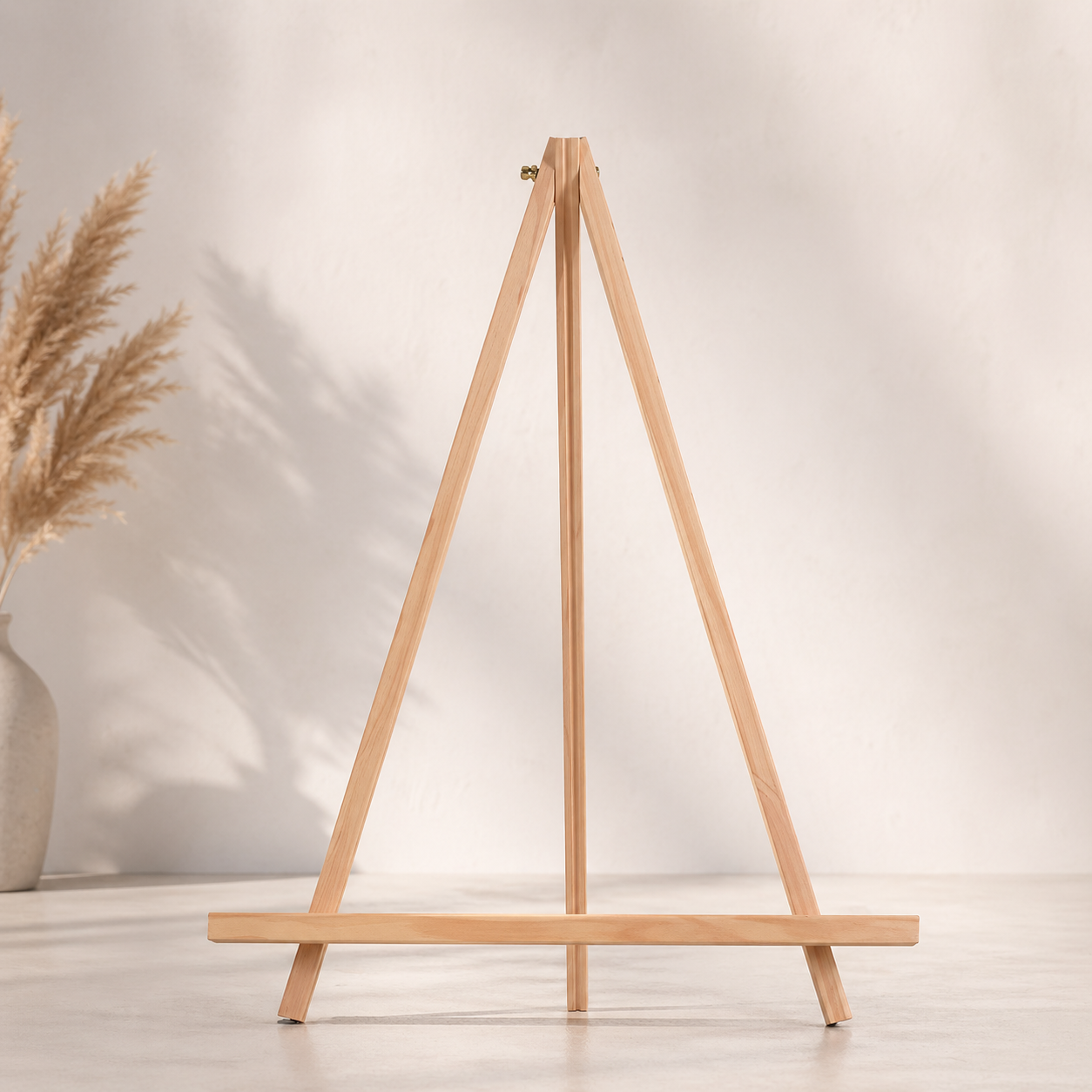 Træ bord staffeli til maleri håndværk træ stativ 39x53 cm