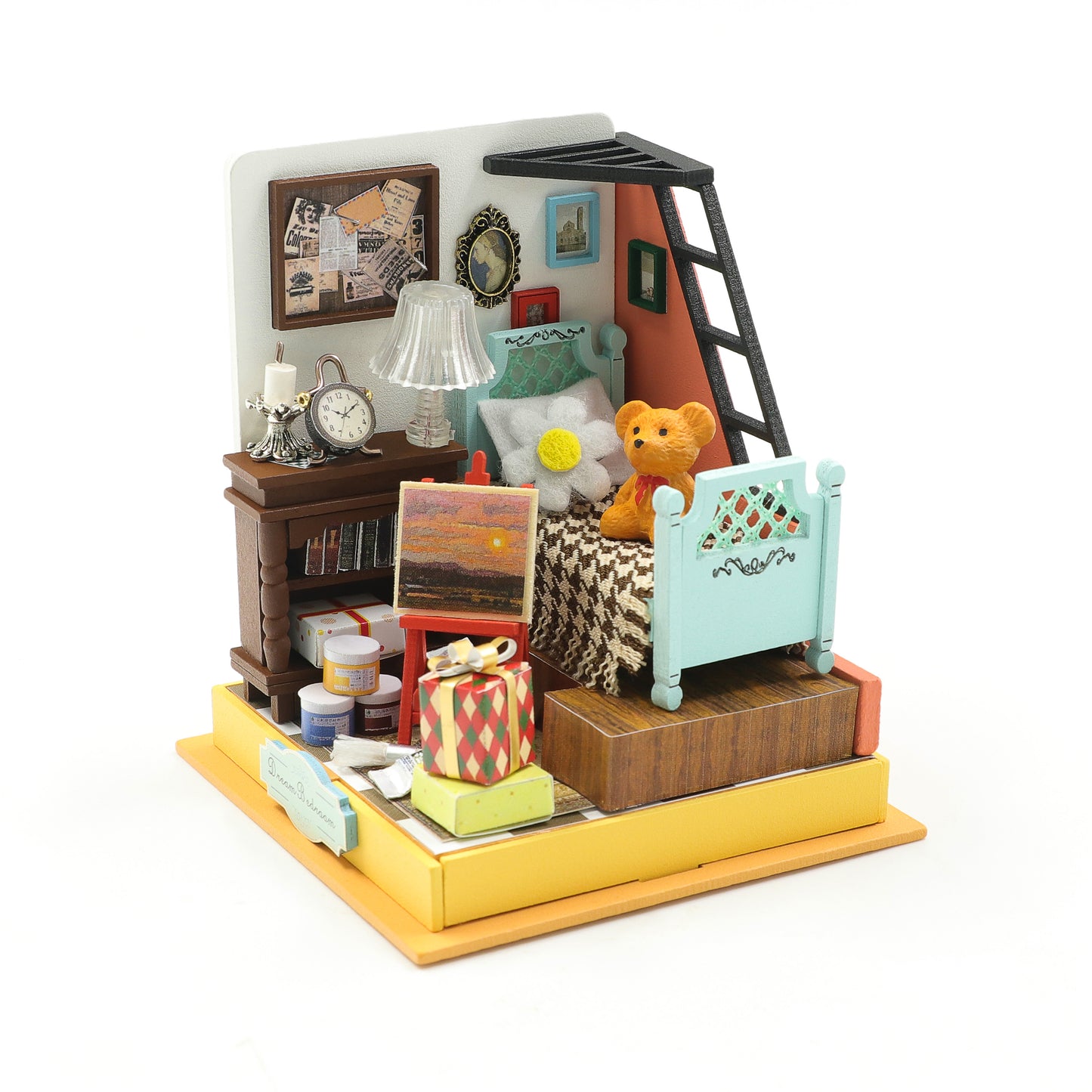 Miniature diorama - DIY - Drømme soveværelse