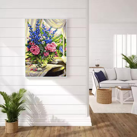 BLÅ RØDE BLOMSTER