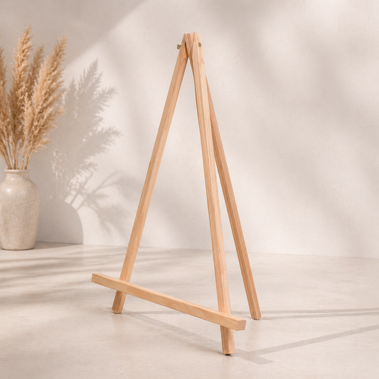 Træ bord staffeli til maleri håndværk træ stativ 39x53 cm