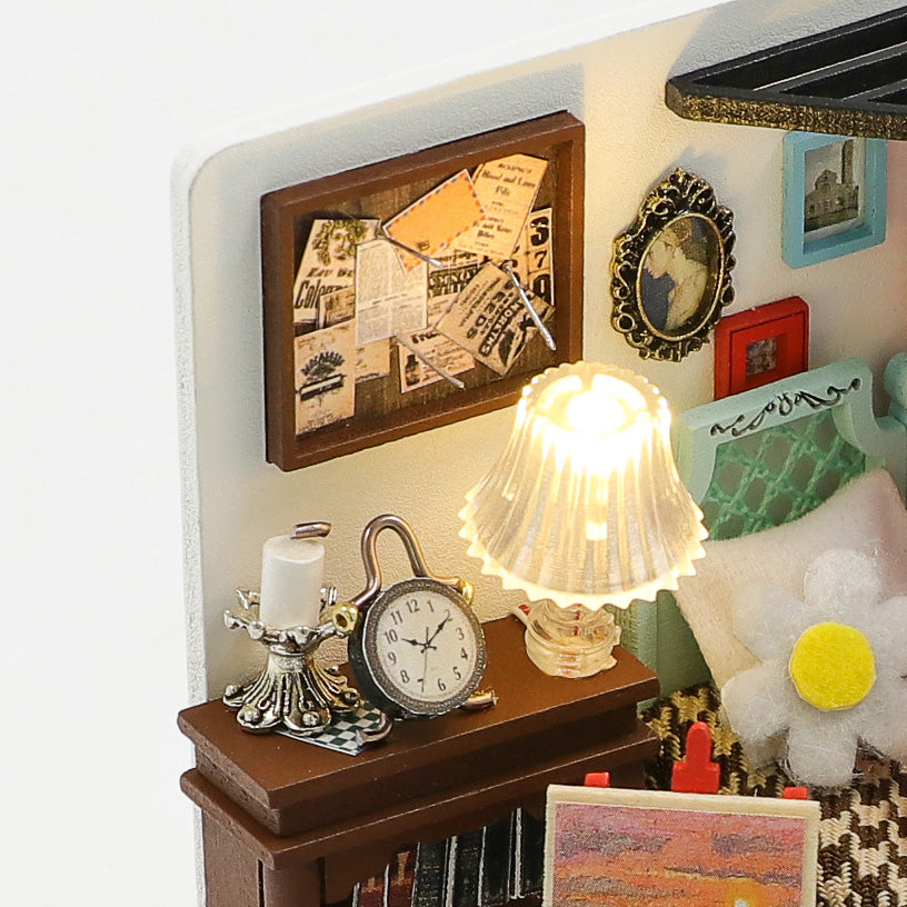 Miniature diorama - DIY - Drømme soveværelse