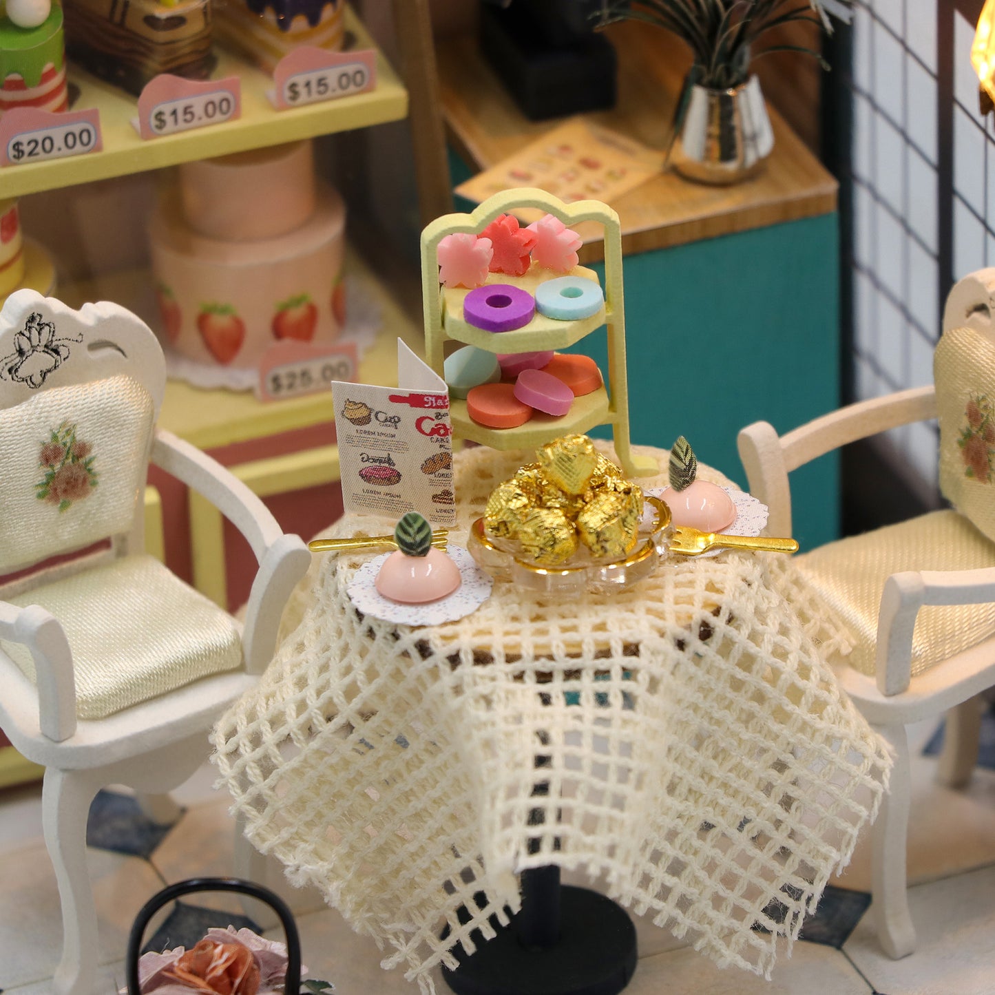 Miniature diorama - DIY - Sød kage