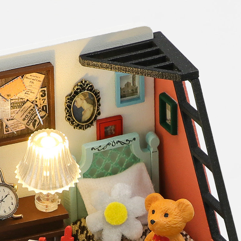 Miniature diorama - DIY - Drømme soveværelse