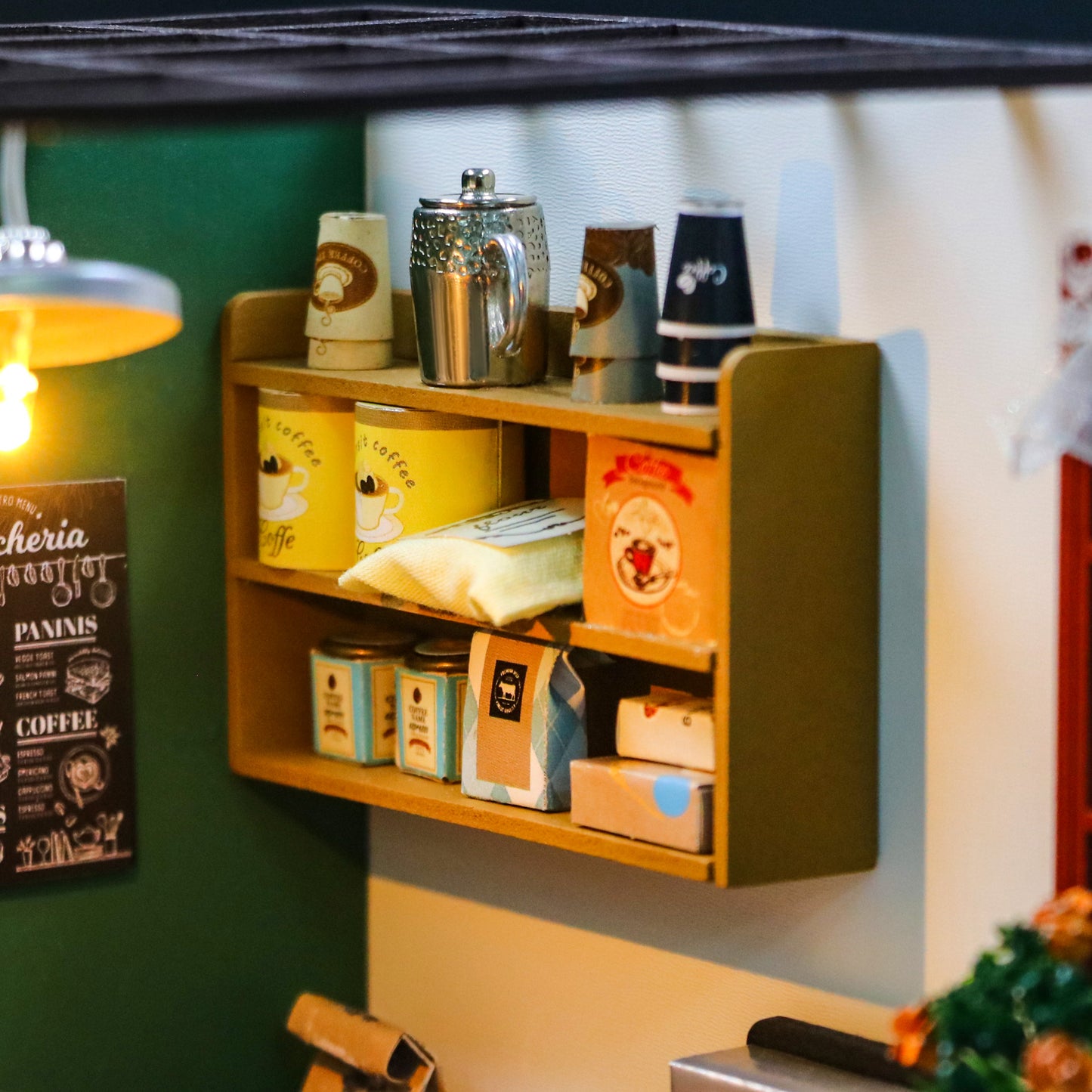 Miniature diorama - DIY - Eftermiddag café