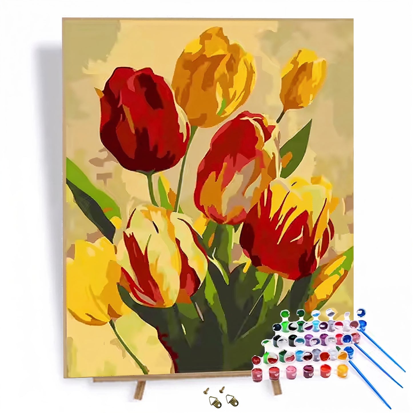 GULE OG RØDE TULIPANER