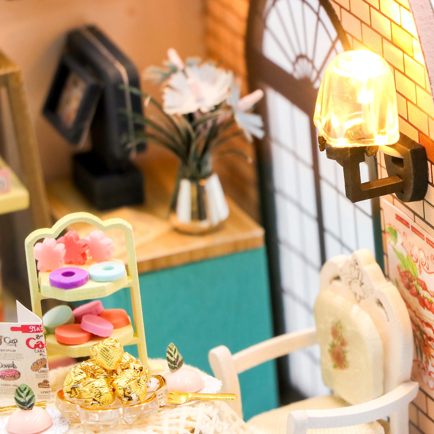 Miniature diorama - DIY - Sød kage