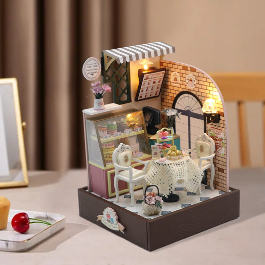 Miniature diorama - DIY - Sød kage