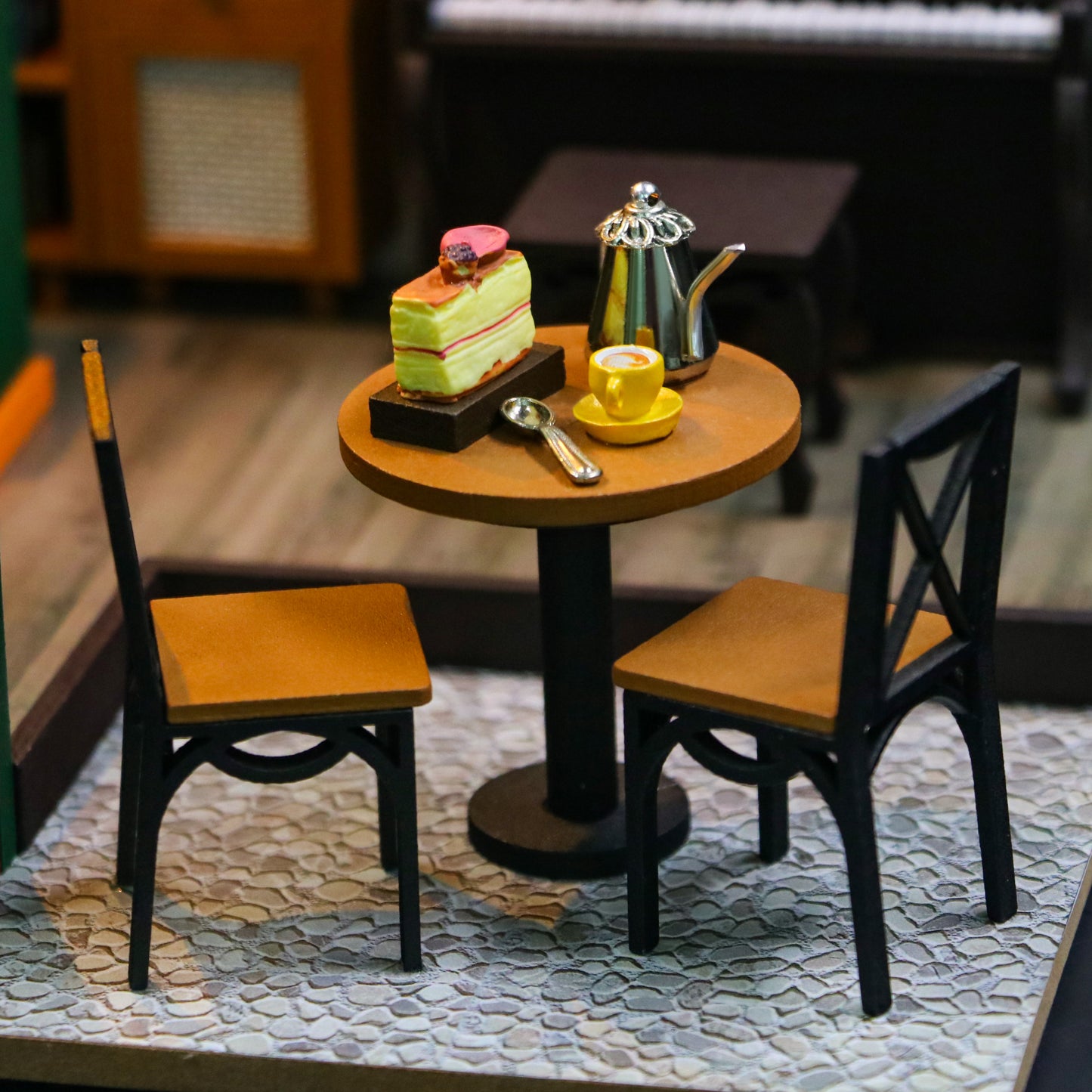 Miniature diorama - DIY - Eftermiddag café