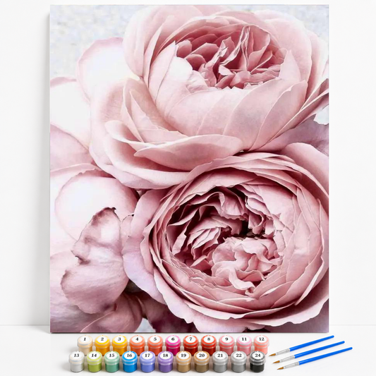LYSERØDE BLOMSTER