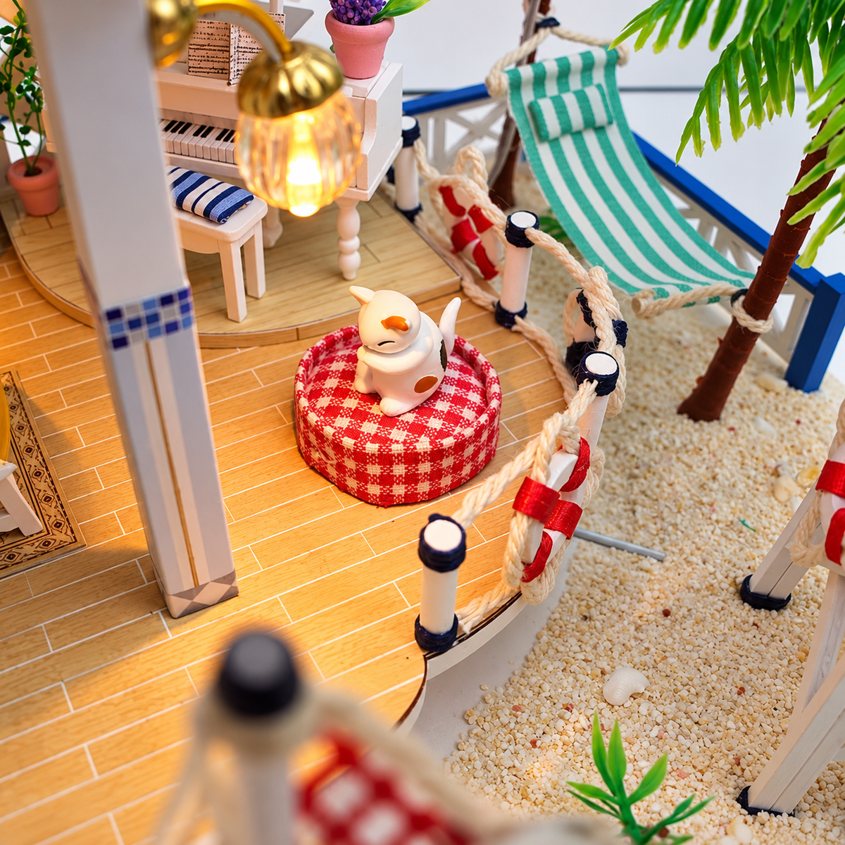 Dele til Craftsy miniature diorama i maritim stil