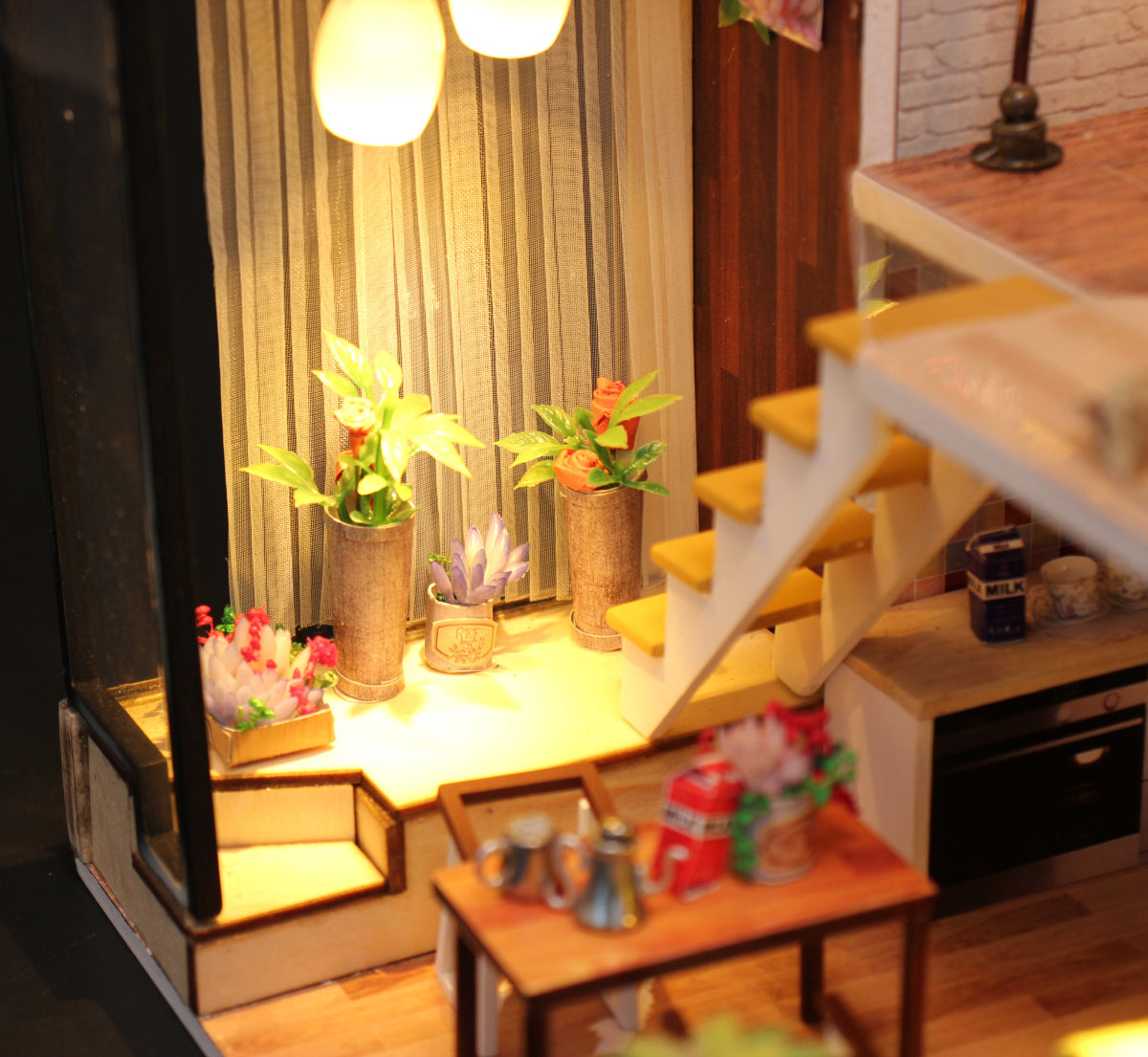 Miniature diorama - DIY - Skandinavisk hus