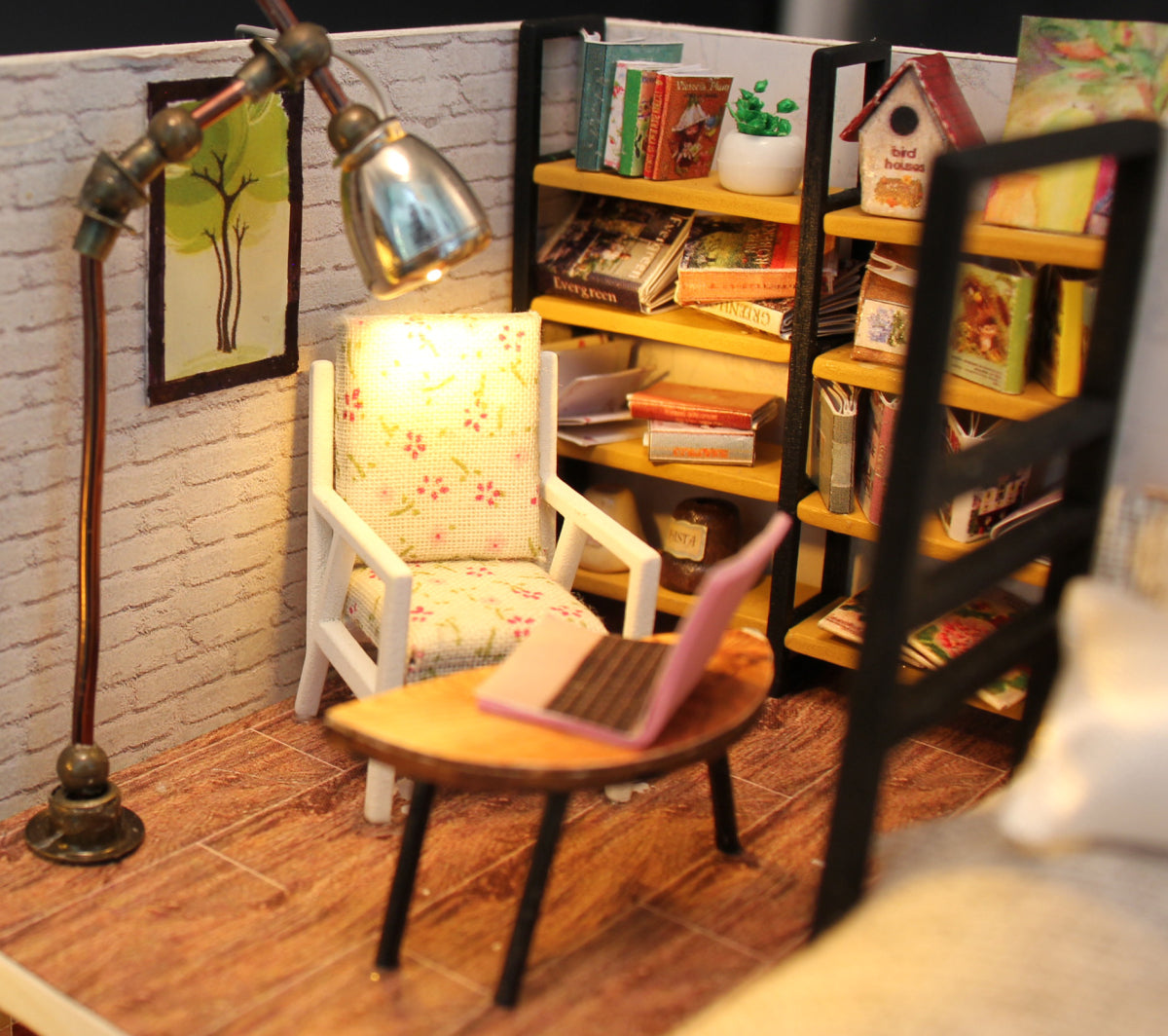 Miniature diorama - DIY - Skandinavisk hus