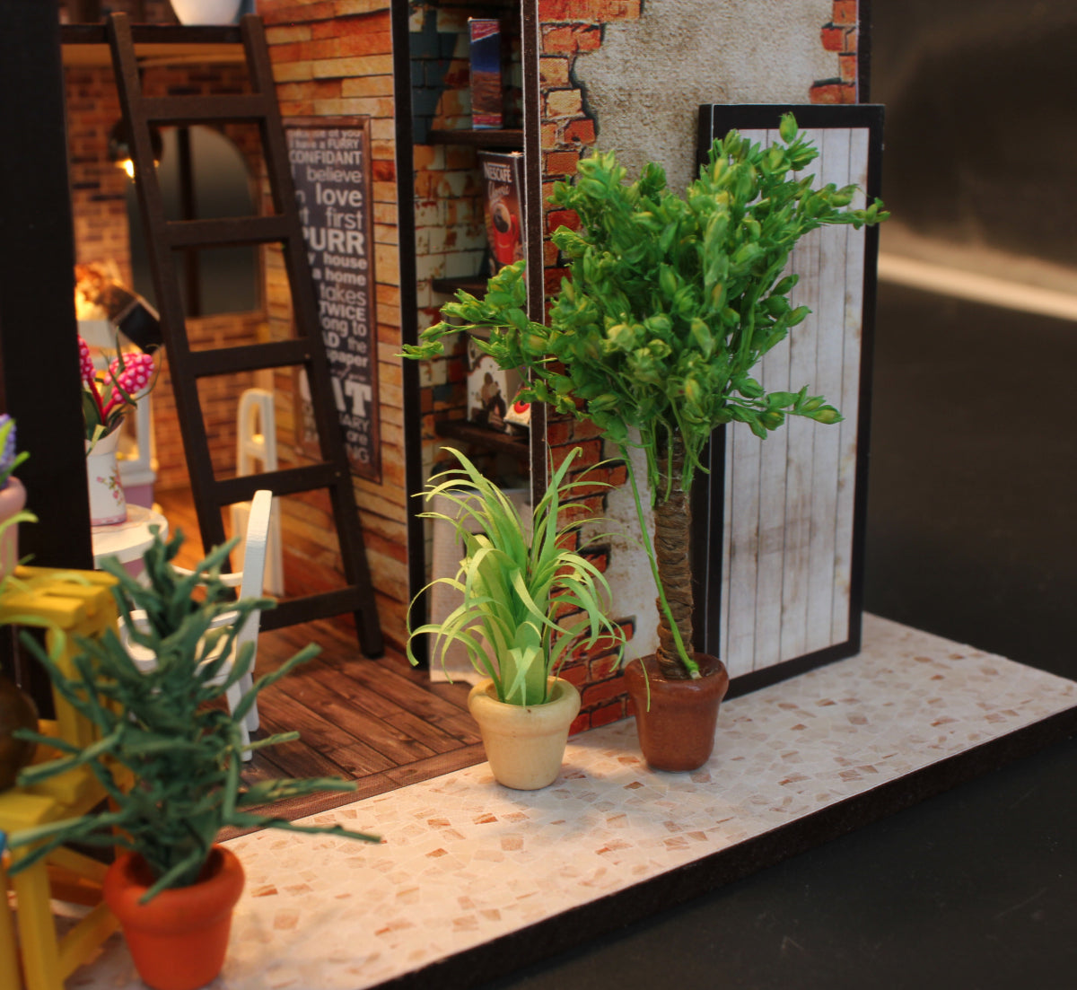 Miniature diorama - DIY - Cafe